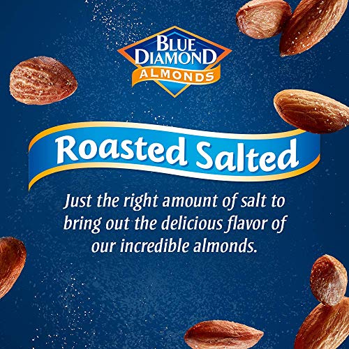 Blue Diamond Almonds Roasted Salted Snack Nuts, 25 Oz Resealable Bag (Pack of 1)