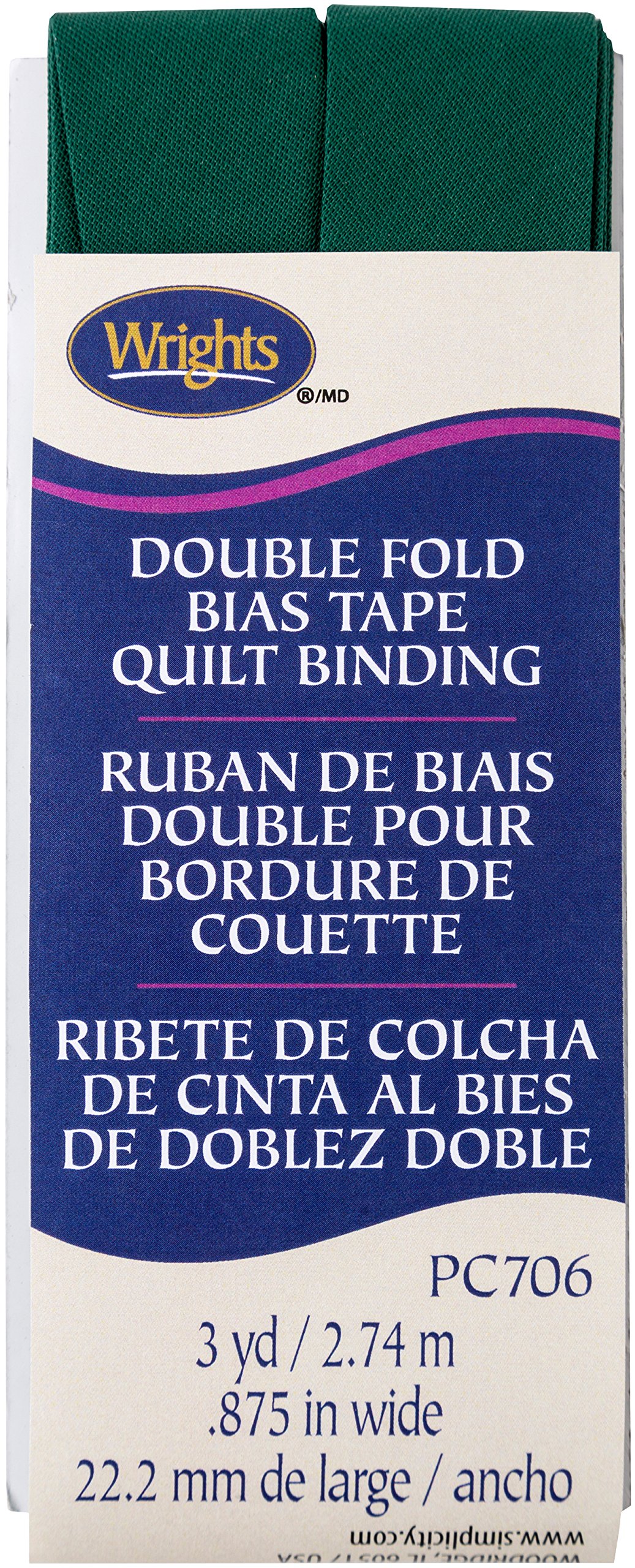 Wrights Hunter Double Fold Quilt Binding 7/8" X3yd