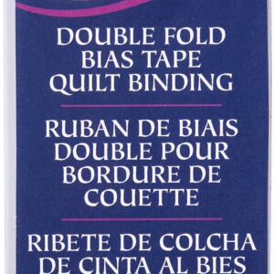 Wrights Snorkel Blue Double Fold Quilt Binding 7/8" X3yd, 1 Count (Pack of 1)