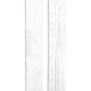Lakesstory Double Fold Bias Tape White Quilt Binding Tape 7/8 Inch 3 Yards