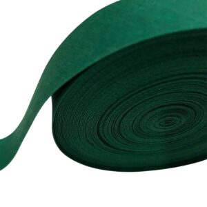 Bias Tape Single Fold 1/2 Inch X 10 Yard Polyester for Sewing Craft Binding Tape Hemming Sewing Seaming Piping Quilting Clothing Accessories Wrapping Crafts Cord Trim (Green)