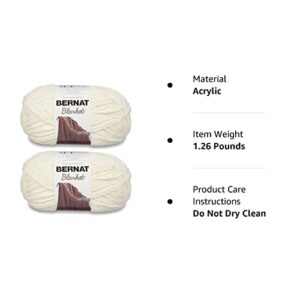 Bernat Blanket Big Ball Yarn (2-Pack) Vintage White 161110-10006