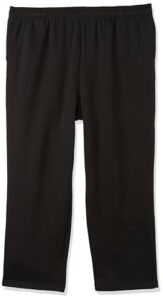 amazon essentials men's fleece sweatpant (available in big & tall), black, medium