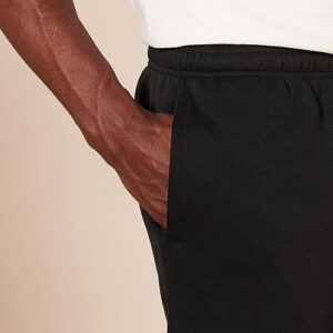 Amazon Essentials Men's Fleece Sweatpant (Available in Big & Tall), Black, Medium