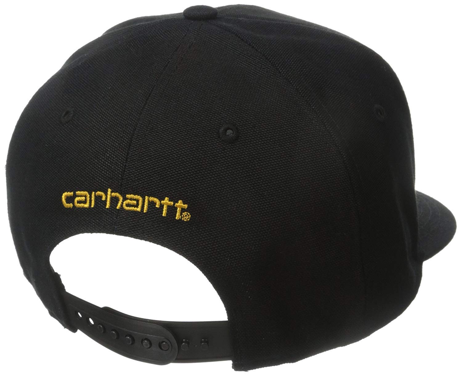 Carhartt Men's 100 Percent Cotton Duck Moisture Wicking Fast Dry Ashland Cap,Black,One Size