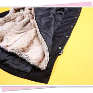 Gamivast 2023 Deals Womens Warm Parka Jacket Anorak Winter Coat Faux Fur Lined Jacket Hooded Military Jacket Patagonia Jacket Outwear