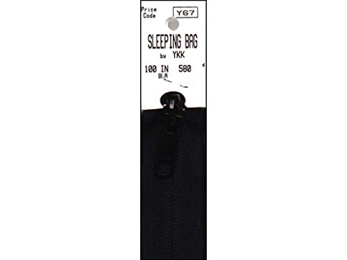 YKK Black Art.1099 Sleeping Bag Zipper 100" 3/bx