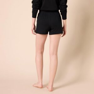 Amazon Essentials Women's Lightweight Lounge Terry Pajama Short, Black, X-Small