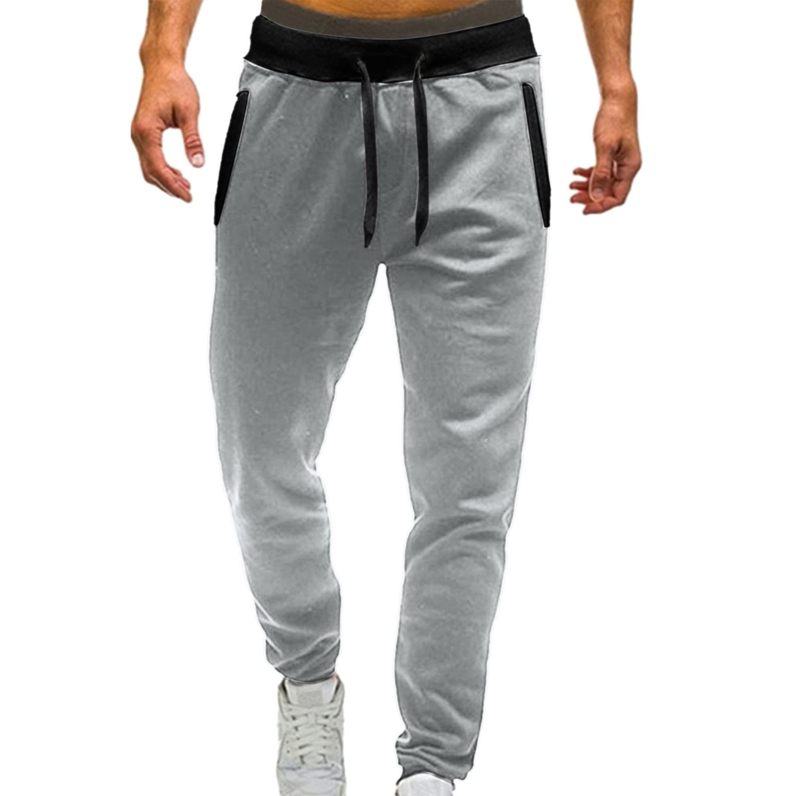 Deals of The Day Men's Large Tall Athletic Pants Cotton Track Pants for Men Mens Jogger Pajama Pants Mens Winter Work Pants Mens Khaki Patagonia Gray Trousers Mens Mens Rain Pants