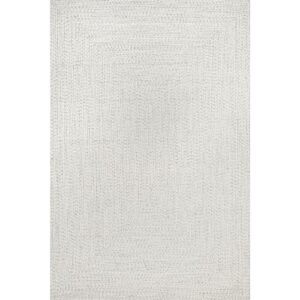 nuLOOM Wynn Braided Indoor/Outdoor Area Rug, 4x6, Ivory