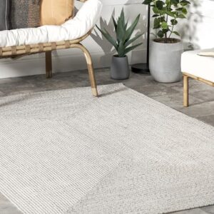 nuLOOM Wynn Braided Indoor/Outdoor Area Rug, 4x6, Ivory