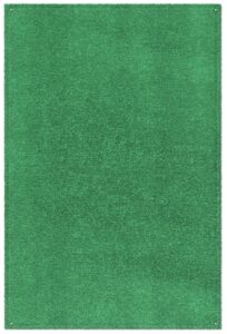 prest-o-fit patio rug green 6 ft. x 9 ft.