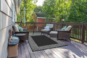 camp solutions outdoor rugs 9 x 12 ft, outdoor plastic straw rug for patio decor, reversible mats for indoor and outdoor