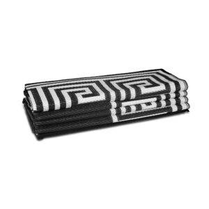 CAMP SOLUTIONS Outdoor Rugs 9 x 12 FT, Outdoor Plastic Straw Rug for Patio Decor, Reversible Mats for Indoor and outdoor