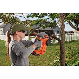 BLACK+DECKER 20V MAX Pruning Chainsaw Kit, Battery and Charger Included (BCCS320C1)