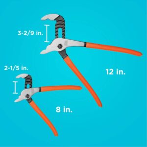 BLACK+DECKER Slip Joint Pliers, 2 Pack (BDHT84001)