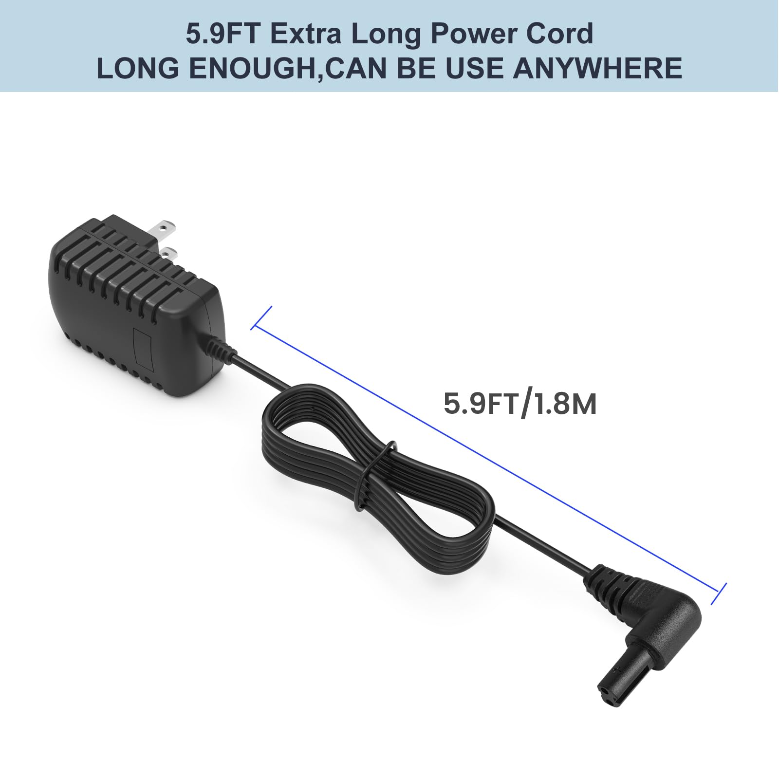 9V Charger for Black and Decker Cordless Screwdriver LI2000 LI3100 BDSC20C BDCS40G GSL35 Replacement Black and Decker Number 90593303 90593303-01 Power Cord AC DC Adapter Supply