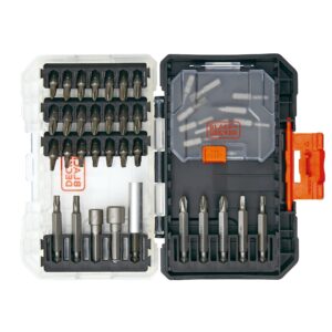 BLACK+DECKER BLACK + DECKER Screwdriver Bit Set, 40-Piece (BDAST40SETFF)