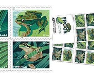 Frogs Forever Postage Stamps US First Class Postage Book of 20