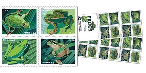 Frogs Forever Postage Stamps US First Class Postage Book of 20