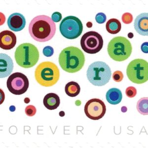 USPS Let's Celebrate Forever Stamps - Sheet of 20 Postage Stamps