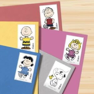 Charles M. Schulz Peanuts Forever Postage Stamps (Charlie Brown, Snoopy, and The Rest of The Crew)