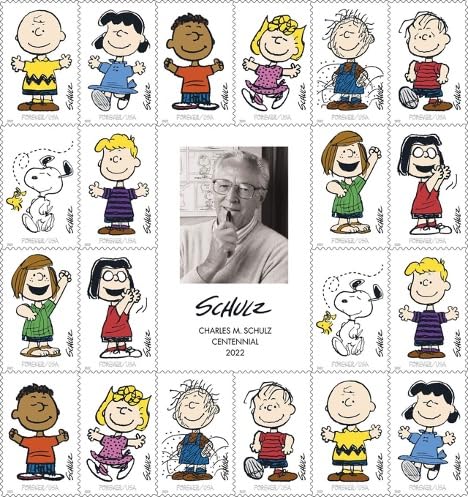 Charles M. Schulz Peanuts Forever Postage Stamps (Charlie Brown, Snoopy, and The Rest of The Crew)