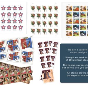 20 Forever Postage Stamps - Stamp Design May Vary