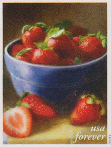 USPS Fruits and Vegetables Forever Stamps Booklet of 20