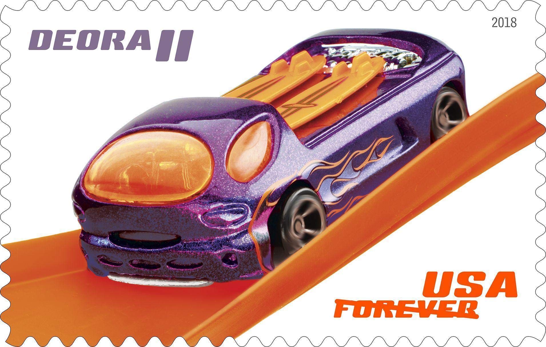 2018 Hot Wheels Cars Sheet of 20 Forever Postage Stamps Scott 5330