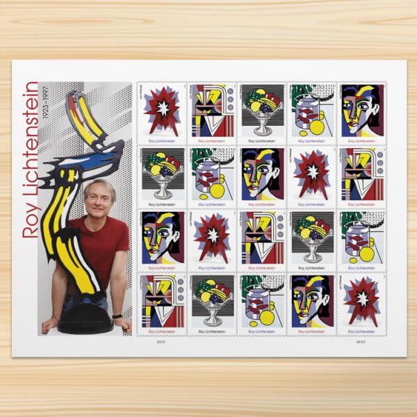 US Stamps 2023 SC#5788-5792 Roy Lichtenstein Stamps (20 Single Stamps) MNH VF