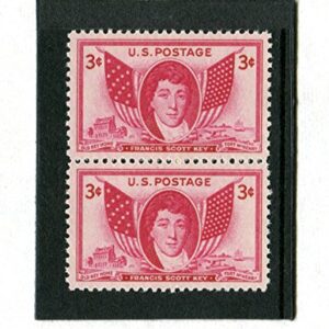 Pair of $.03 Cent US Postal Stamps, Francis Scott Key, 1948, S#962