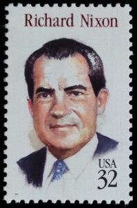 richard m. nixon 32 cent stamp by usps scott 2955