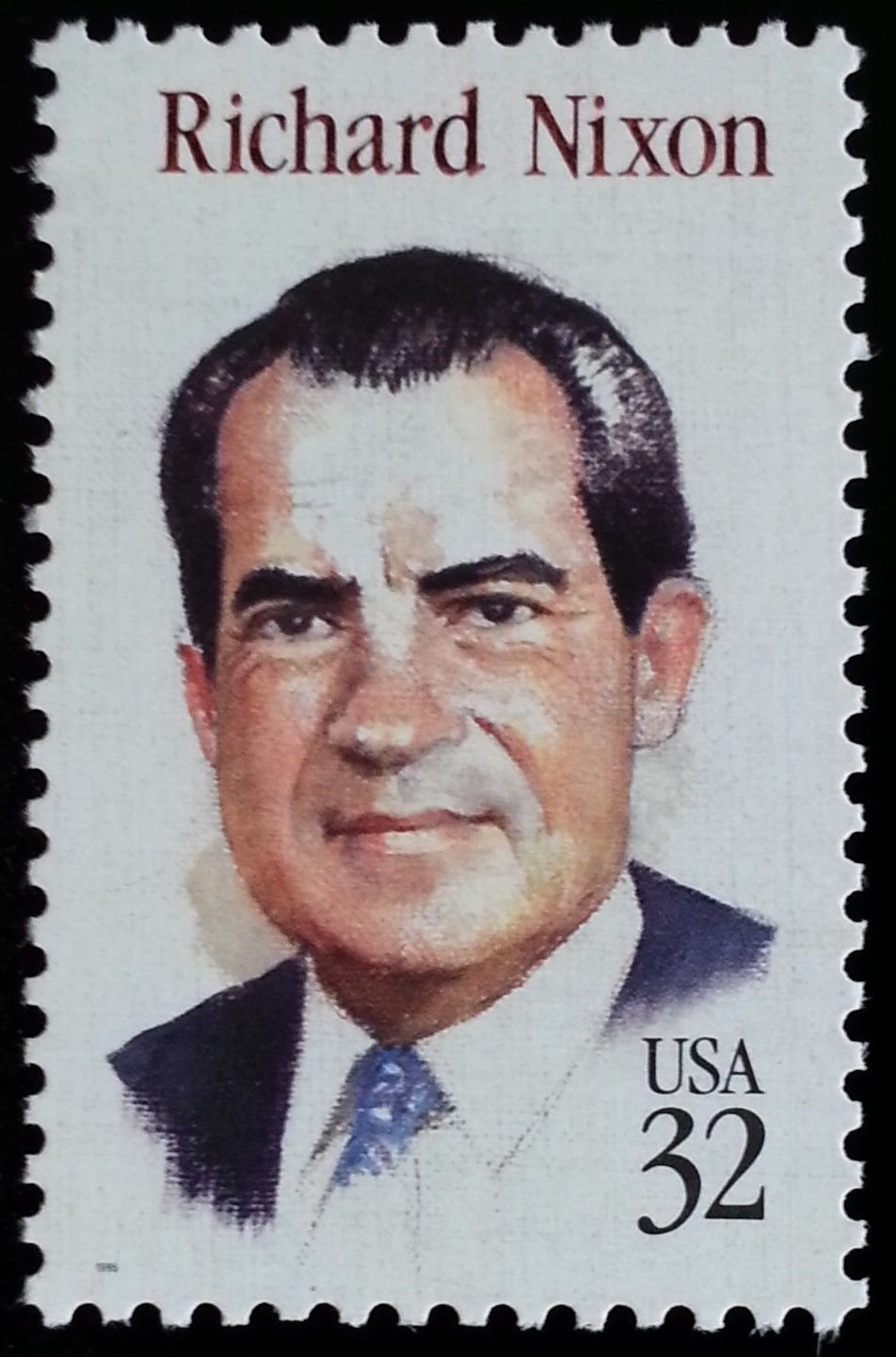 Richard M. Nixon 32 Cent Stamp By USPS Scott 2955