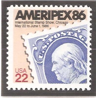 Postage Stamps U.S. Ameripex 86 Scott 2145 MNH