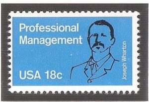 stamps u.s. professional management joseph wharton scott 1920 mnh