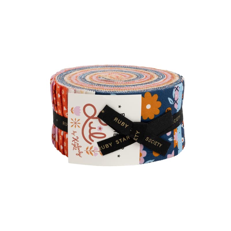 Lil Jelly Roll (40 Pieces) by Kimberly Kight for Ruby Star Society + Moda 2.5 x 44 inches (6.35 cm x 111.76 cm) Fabric Strips