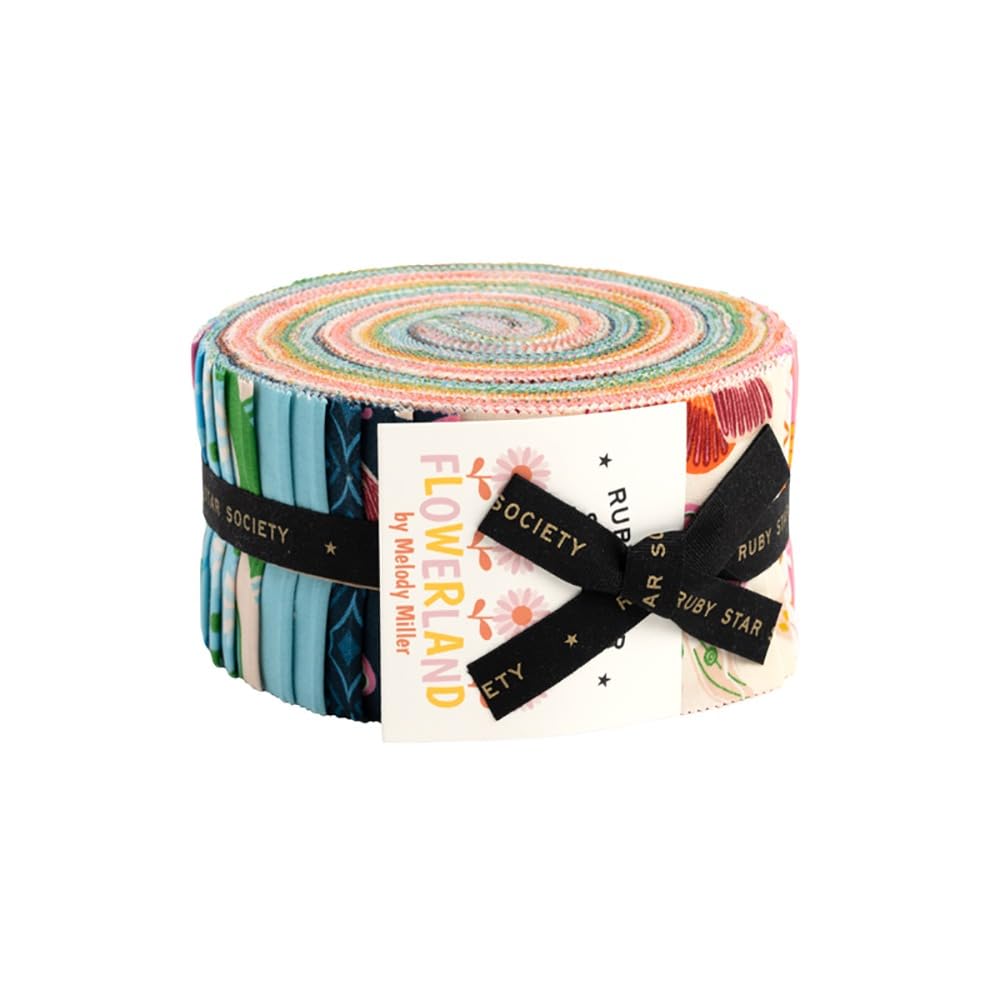 Ruby Star Society Flowerland Jelly Roll by Melody Miller RS0067JR