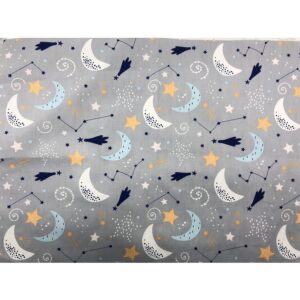 Araniozb Space Quilting Squares,Space fat quarter bundle,Quilting Fabric,Shooting Star Sewing Fabric,Space Cotton Fabric Bundles,Outer Space Quilt Fabric,Space Cotton Fabric 15.6'' x 19.8''(7PCS)