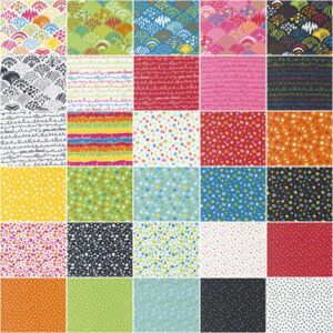 Creativity Shell Creativity Glows Jelly Roll 40 2.5-inch Strips Moda Fabrics 47530JR, Assorted