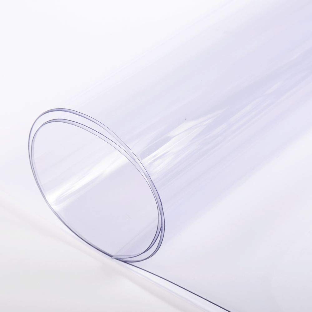 8-Gauge Clear Plastic Vinyl Multipurpose Fabric - 54-Inches Wide - 1-50 Yard Rolls (1 Yard)