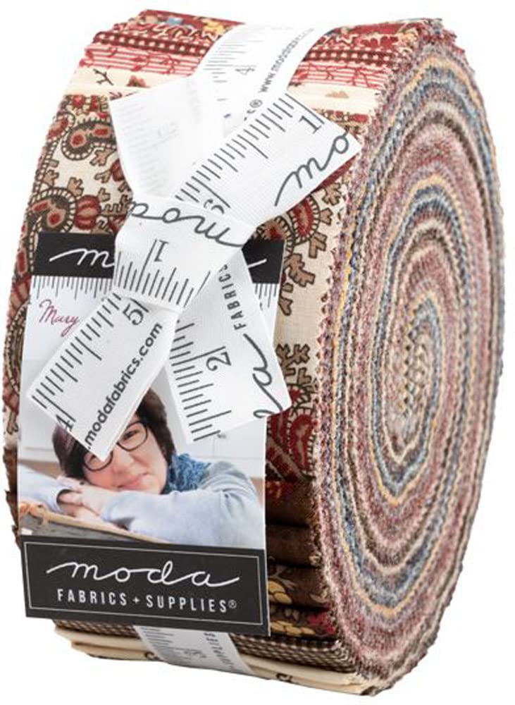 Betsy Chutchian Mary Ann's Gift Jelly Roll 40 2.5-inch Strips Moda Fabrics 31630JR