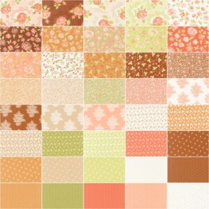 Fig Tree and Co Cinnamon and Cream Jelly Roll 40 2.5-inch Strips Moda Fabrics 20450JR