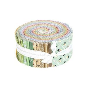 Lori Holt Prairie Rolie Polie 40 2.5-inch Strips Jelly Roll Riley Blake Designs RP-12300-40