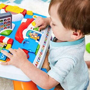 Fisher-Price Baby to Toddler Toy Laugh & Learn Around the Town Learning Activity Table with Music & Lights for Infants Ages 6+ Months​ (Amazon Exclusive)