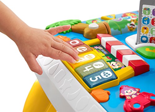 Fisher-Price Baby to Toddler Toy Laugh & Learn Around the Town Learning Activity Table with Music & Lights for Infants Ages 6+ Months​ (Amazon Exclusive)