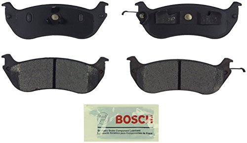 BOSCH BE679H Blue Ceramic Disc Brake Pad Set With Hardware - Compatible With Select Ford F-150, F-150 Heritage; Lincoln Blackwood; FRONT