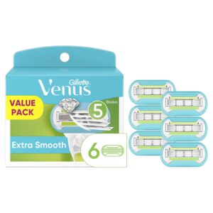 gillette venus extra smooth women's razor blade - 6 refills