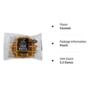 Avieta Belgian Pearl Sugar Waffles, 6 Individually Packed 3.17 Ounce