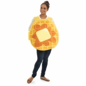 Pancakes & Waffles Halloween Couples Costumes - Funny Breakfast Food Outfits